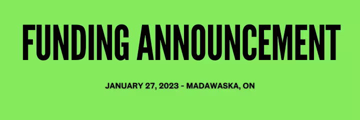 Madawaska Bridge Funding Announcement graphic