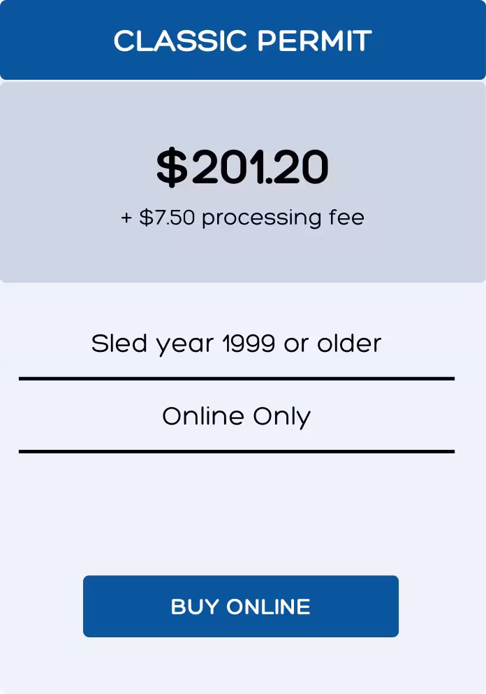 2026 Ontario Snowmobile Trail Classic Permit In Season