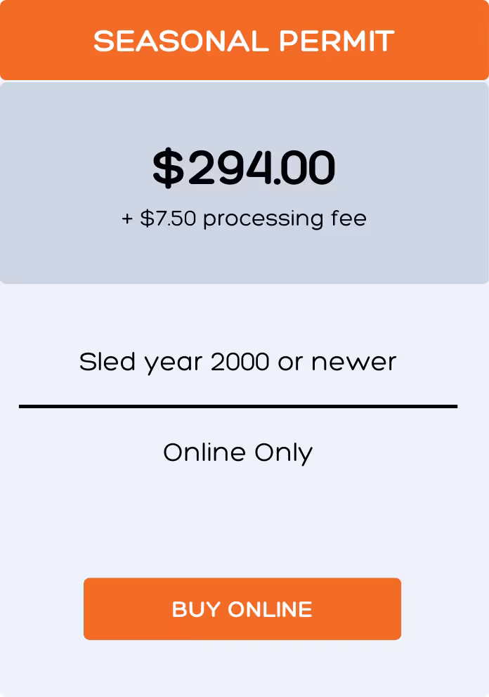 2026 Ontario Snowmobile Trail Seasonal Permit In Season